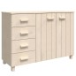 vidaXL Aparador HAMAR madera de pino maciza marrón miel 113x40x80 cm vidaXL Aparador HAMAR madera de pino maciza marrón miel 113x40x80 cm