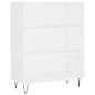vidaXL Aparador alto madera contrachapada blanco 69,5x34x180 cm vidaXL Aparador alto madera contrachapada blanco 69,5x34x180 cm