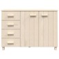 vidaXL Aparador HAMAR madera de pino maciza marrón miel 113x40x80 cm vidaXL Aparador HAMAR madera de pino maciza marrón miel 113x40x80 cm