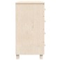 vidaXL Aparador HAMAR madera de pino maciza marrón miel 113x40x80 cm vidaXL Aparador HAMAR madera de pino maciza marrón miel 113x40x80 cm