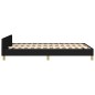 vidaXL Estructura de cama con cabecero tela negro 120x190 cm vidaXL Estructura de cama con cabecero tela negro 120x190 cm