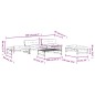 vidaXL Juego de muebles de jardín 5 pzas y cojines madera maciza negro vidaXL Juego de muebles de jardín 5 pzas y cojines madera maciza negro