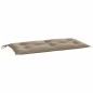 vidaXL Cojines de banco de jardín 2 uds tela Oxford taupé 100x50x7 cm vidaXL Cojines de banco de jardín 2 uds tela Oxford taupé 100x50x7 cm