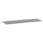 vidaXL Cojines de banco de jardín 2 uds tela Oxford gris 200x50x7 cm vidaXL Cojines de banco de jardín 2 uds tela Oxford gris 200x50x7 cm