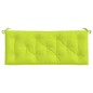 vidaXL Cojín de banco de jardín tela Oxford verde claro 120x50x7 cm vidaXL Cojín de banco de jardín tela Oxford verde claro 120x50x7 cm