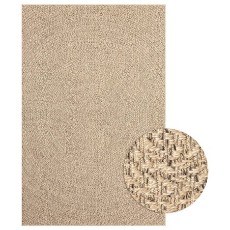 vidaXL Alfombra con aspecto de yute interior y exterior 160x230 cm