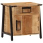 vidaXL Mesita de noche madera maciza de mango 40x30x42 cm