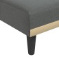 vidaXL Sofá cama en forma de L tela gris oscuro 275x140x70 cm vidaXL Sofá cama en forma de L tela gris oscuro 275x140x70 cm