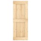vidaXL Puerta corredera con herrajes madera maciza de pino 80x210 cm vidaXL Puerta corredera con herrajes madera maciza de pino 80x210 cm