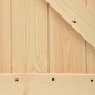 vidaXL Puerta corredera con herrajes madera maciza de pino 85x210 cm vidaXL Puerta corredera con herrajes madera maciza de pino 85x210 cm