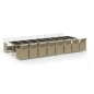 vidaXL Set comedor de jardín 17 pzas con cojines ratán sintético beige vidaXL Set comedor de jardín 17 pzas con cojines ratán sintético beige