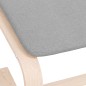 vidaXL Reposapiés de tela gris claro 51x41x40 cm vidaXL Reposapiés de tela gris claro 51x41x40 cm