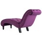 vidaXL Diván de terciopelo morado vidaXL Diván de terciopelo morado
