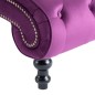 vidaXL Diván de terciopelo morado vidaXL Diván de terciopelo morado