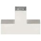 vidaXL Conectores de postes en X 4 uds metal galvanizado 81x81 mm vidaXL Conectores de postes en X 4 uds metal galvanizado 81x81 mm