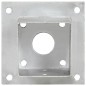 vidaXL Anclajes para postes 4 unidades metal galvanizados 91 mm vidaXL Anclajes para postes 4 unidades metal galvanizados 91 mm