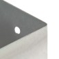 vidaXL Anclajes para postes 4 unidades metal galvanizados 91 mm vidaXL Anclajes para postes 4 unidades metal galvanizados 91 mm