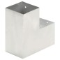 vidaXL Conector de postes en forma de L metal galvanizado 101x101 mm vidaXL Conector de postes en forma de L metal galvanizado 101x101 mm