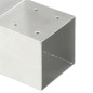vidaXL Conector de postes en forma de L metal galvanizado 101x101 mm vidaXL Conector de postes en forma de L metal galvanizado 101x101 mm