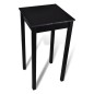 vidaXL Mesa de bar con 2 sillas de barra negras vidaXL Mesa de bar con 2 sillas de barra negras