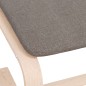 vidaXL Reposapiés de tela gris taupe 51x41x40 cm vidaXL Reposapiés de tela gris taupe 51x41x40 cm