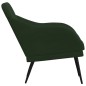 vidaXL Sillón de terciopelo verde oscuro 63x76x80 cm vidaXL Sillón de terciopelo verde oscuro 63x76x80 cm