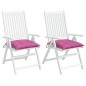 vidaXL Cojines de silla de jardín 2 uds tela Oxford rosa 50x50x7 cm vidaXL Cojines de silla de jardín 2 uds tela Oxford rosa 50x50x7 cm