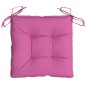 vidaXL Cojines de silla de jardín 2 uds tela Oxford rosa 50x50x7 cm vidaXL Cojines de silla de jardín 2 uds tela Oxford rosa 50x50x7 cm