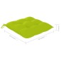 vidaXL Sillas de comedor jardín con cojines 3 uds madera maciza acacia vidaXL Sillas de comedor jardín con cojines 3 uds madera maciza acacia
