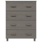 vidaXL Aparador HAMAR madera maciza de pino gris claro 79x40x103,5 cm vidaXL Aparador HAMAR madera maciza de pino gris claro 79x40x103,5 cm
