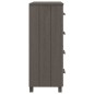 vidaXL Aparador HAMAR madera maciza de pino gris claro 79x40x103,5 cm vidaXL Aparador HAMAR madera maciza de pino gris claro 79x40x103,5 cm