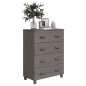 vidaXL Aparador HAMAR madera maciza de pino gris claro 79x40x103,5 cm vidaXL Aparador HAMAR madera maciza de pino gris claro 79x40x103,5 cm