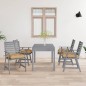 vidaXL Sillas de comedor jardín con cojines 4 uds madera maciza acacia vidaXL Sillas de comedor jardín con cojines 4 uds madera maciza acacia