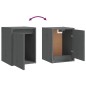vidaXL Muebles para TV 6 piezas madera maciza de pino gris