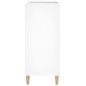 vidaXL Mueble para discos madera contrachapada blanco 84,5x38x89 cm vidaXL Mueble para discos madera contrachapada blanco 84,5x38x89 cm