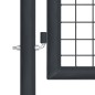 vidaXL Puerta de malla de jardín acero galvanizado gris 100x200 cm vidaXL Puerta de malla de jardín acero galvanizado gris 100x200 cm