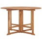 vidaXL Set de comedor de jardín plegable 5 pzas madera maciza de teca vidaXL Set de comedor de jardín plegable 5 pzas madera maciza de teca