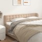 vidaXL Cabecero de cuero sintético color capuchino 183x23x78/88 cm vidaXL Cabecero de cuero sintético color capuchino 183x23x78/88 cm