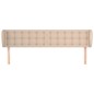vidaXL Cabecero de cuero sintético color capuchino 183x23x78/88 cm vidaXL Cabecero de cuero sintético color capuchino 183x23x78/88 cm