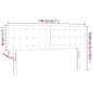 vidaXL Cabecero con LED de tela gris oscuro 144x5x78/88 cm vidaXL Cabecero con LED de tela gris oscuro 144x5x78/88 cm
