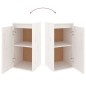 vidaXL Muebles para TV 5 piezas madera maciza de pino blanco vidaXL Muebles para TV 5 piezas madera maciza de pino blanco