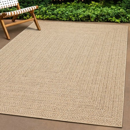 vidaXL Alfombra con aspecto de yute interior y exterior 200x290 cm