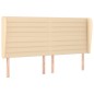 vidaXL Cama box spring con colchón tela color crema 160x200 cm vidaXL Cama box spring con colchón tela color crema 160x200 cm