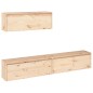 vidaXL Muebles para TV 3 piezas madera maciza de pino vidaXL Muebles para TV 3 piezas madera maciza de pino