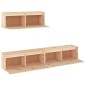vidaXL Muebles para TV 3 piezas madera maciza de pino vidaXL Muebles para TV 3 piezas madera maciza de pino