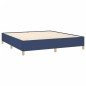 vidaXL Cama box spring con colchón tela azul 180x200 cm vidaXL Cama box spring con colchón tela azul 180x200 cm