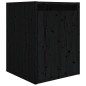 vidaXL Muebles para TV 6 piezas madera maciza de pino negro vidaXL Muebles para TV 6 piezas madera maciza de pino negro