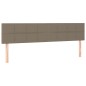 vidaXL Cama box spring con colchón tela gris taupe 180x200 cm vidaXL Cama box spring con colchón tela gris taupe 180x200 cm