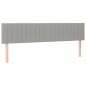 vidaXL Cama box spring con colchón tela gris claro 200x200 cm vidaXL Cama box spring con colchón tela gris claro 200x200 cm