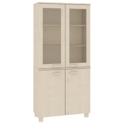 vidaXL Aparador HAMAR madera de pino maciza marrón miel